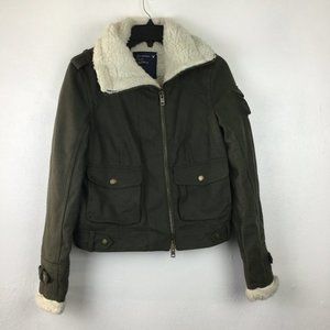 American Eagle Outfitters Winter Coat Green Medium